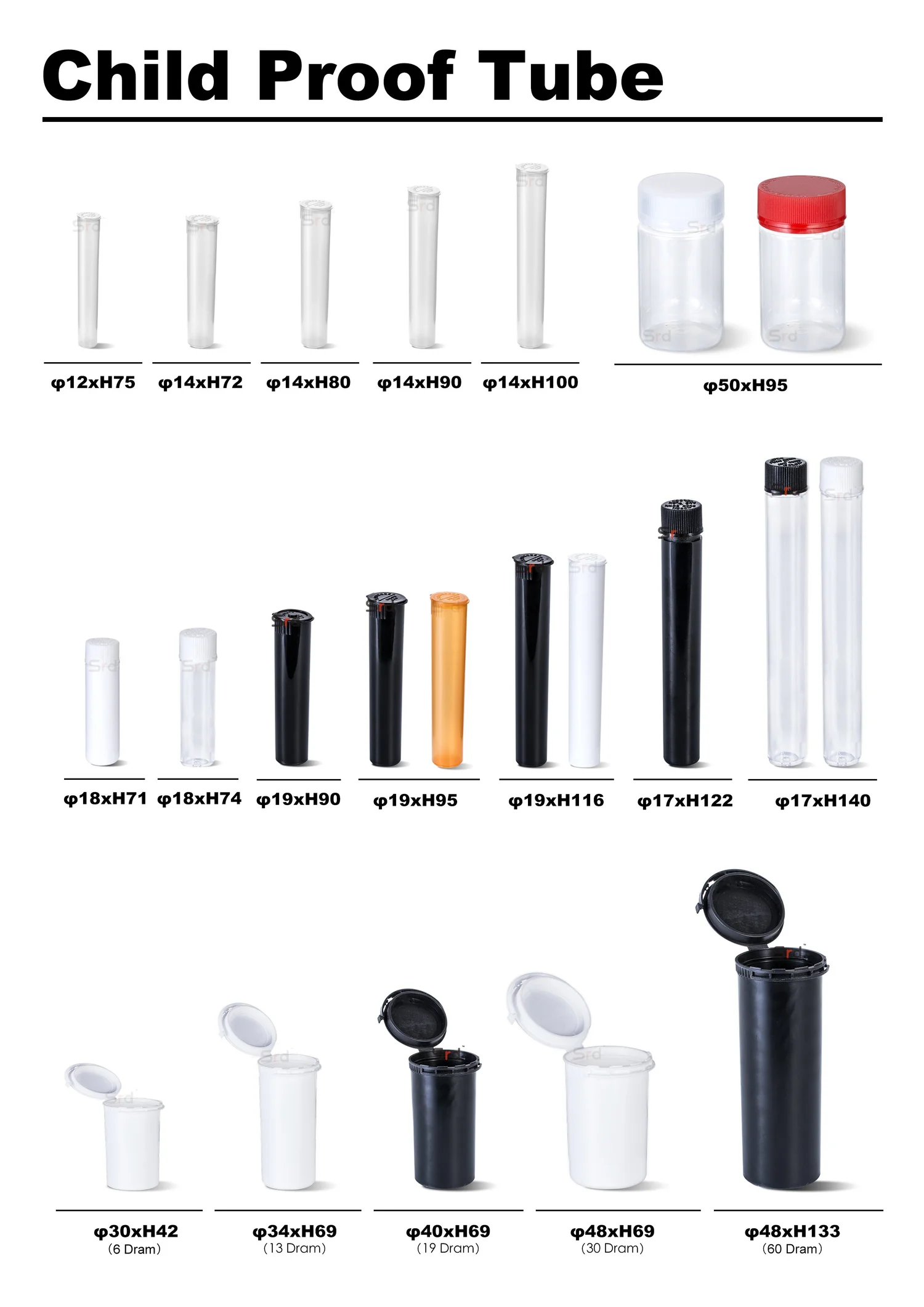 Childproof tube